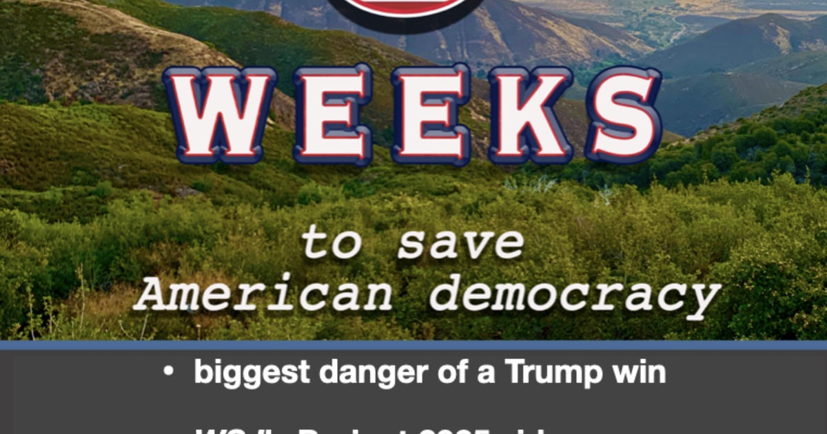 9 Weeks to Save American Democracy